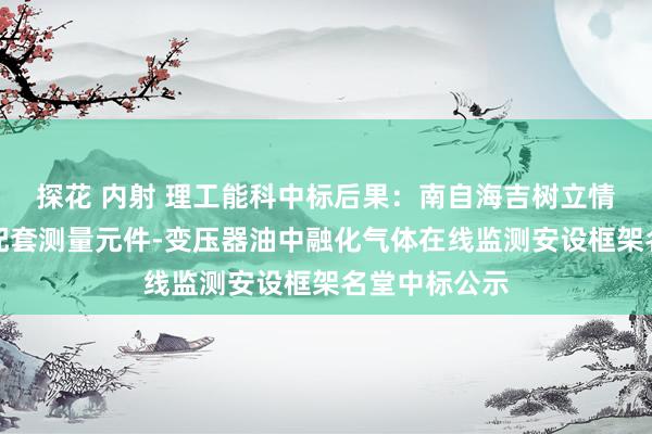 探花 内射 理工能科中标后果：南自海吉树立情状感知系统配套测量元件-变压器油中融化气体在线监测安设框架名堂中标公示