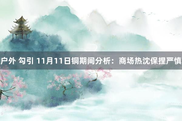 户外 勾引 11月11日铜期间分析：商场热沈保捏严慎