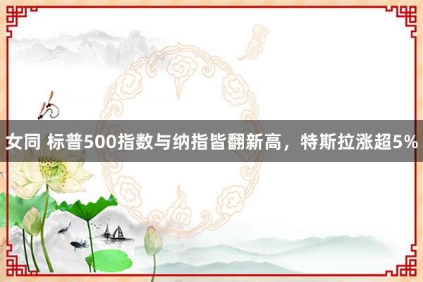 女同 标普500指数与纳指皆翻新高，特斯拉涨超5%