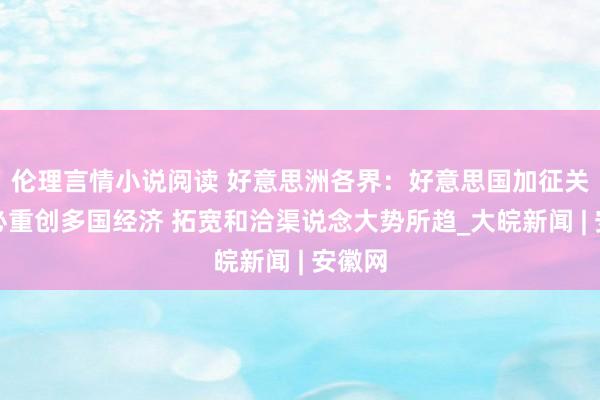 伦理言情小说阅读 好意思洲各界：好意思国加征关税例必重创多国经济 拓宽和洽渠说念大势所趋_大皖新闻 | 安徽网